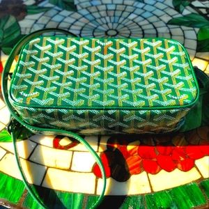 Goyardine sac cap vert green